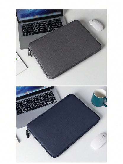 11/12/13/14/15.6/16 Inch Laptop Sleeve, Polyester Material, Black Color Compatible With Ipad, Air/Pro M1/M2/M3, Surface, HP Laptops School Supplies