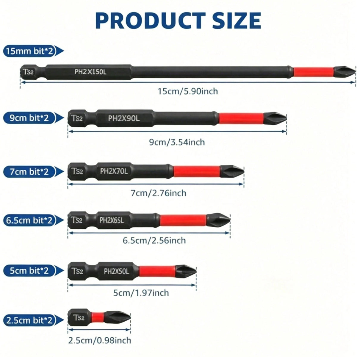 12/7/1pc, S2 Steel Magnetic Screwdriver Bit Set, Anti-Slip Shock-Resistant Magnetic Screwdriver Drill Bits, Durable Magnetic Anti-Slip Drill Bit Set- Made Of S2 Steel And Hex Shank, High Quality, Dur