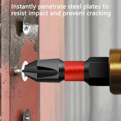 12/7/1pc, S2 Steel Magnetic Screwdriver Bit Set, Anti-Slip Shock-Resistant Magnetic Screwdriver Drill Bits, Durable Magnetic Anti-Slip Drill Bit Set- Made Of S2 Steel And Hex Shank, High Quality, Dur