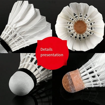 12-Piece Durable Badminton Set- Indoor And Outdoor Sports Balls, Youth Sports Training Balls, Fitness Competition Supplies