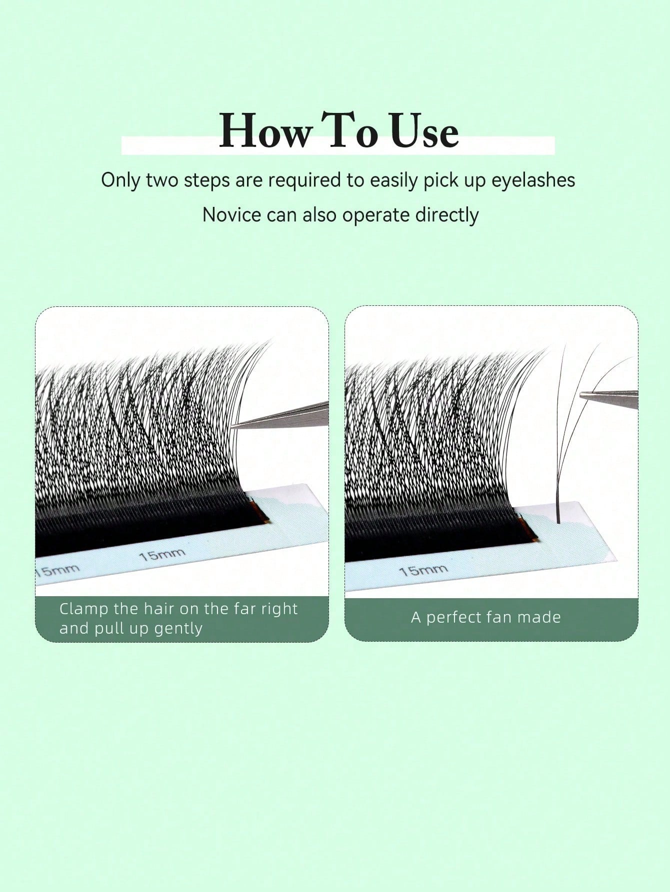 12 Rows B/C/CC/D Curl 3D W-Shaped Pre-Made Fan Lashes W Lashes 3D Clover False Eyelashes Single Lash Seamless Voluminous Lash Extensions Lash Artist Supplies False Eyelashes Lash Extensions Partial Fa