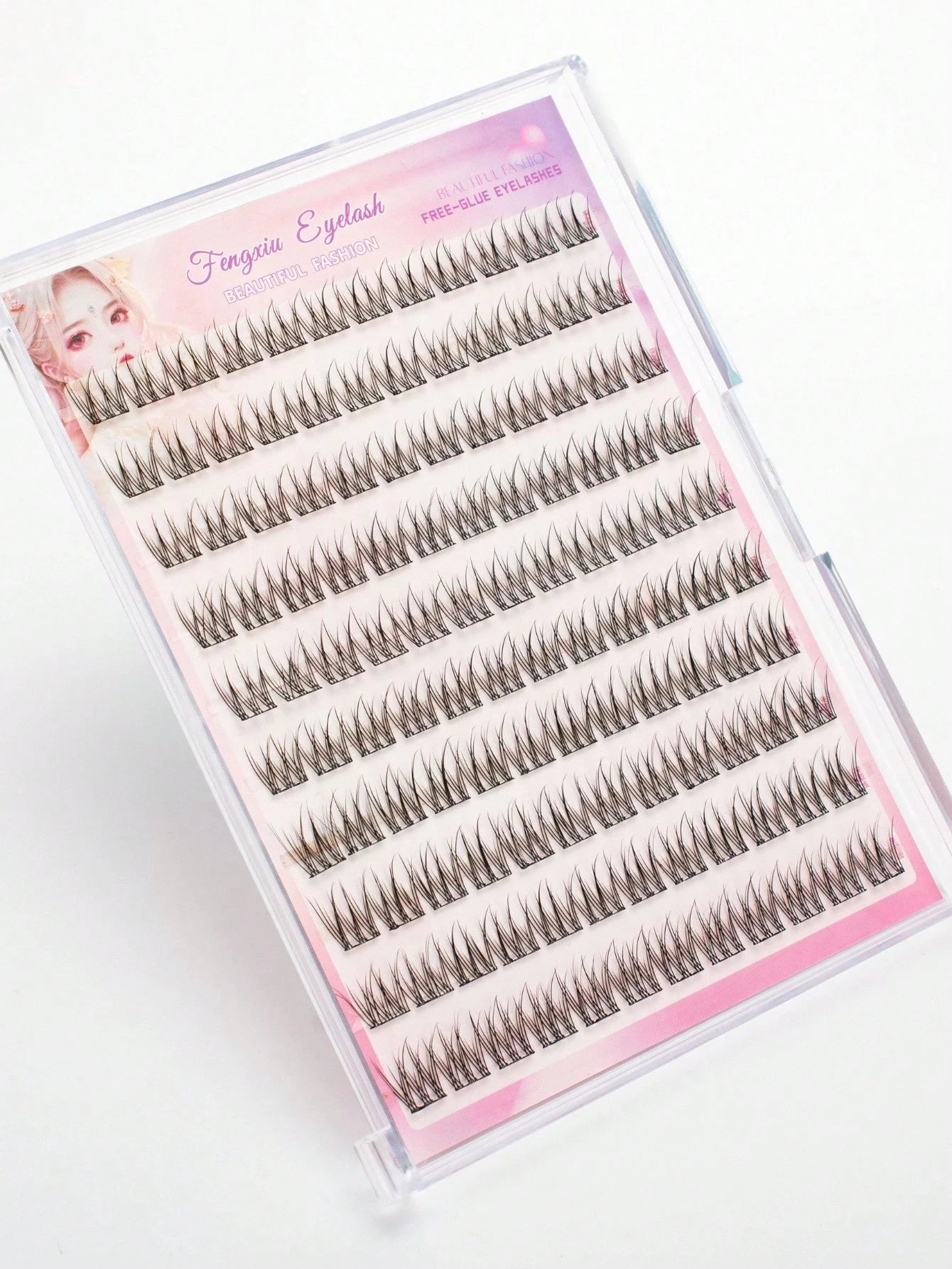 120Pcs Self-Adhesive Mermaid Lashes, No Glue Needed DIY, Curled & Natural Extended Appearance, Shiny Eyes, Soft & Comfortable Fuller Dramatic Eyelash Shape. Lightweight & Reusable, Perfect Makeup, Gre