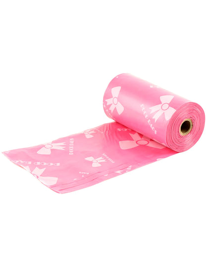 120pcs Thick Pet Waste Poop Bags, Leakproof Polyethylene Garbage Bags With Unique Patterns, Suitable Colors For Dogs & Cats, Multipurpose Cleaning Bags, Holiday & Christmas Gifts