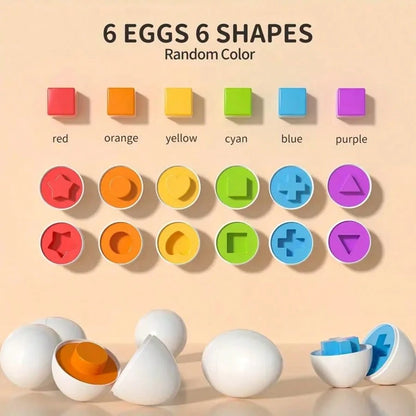 12pcs Egg Educational Matching Early Childhood Education Toy,Simulated Disassembly Eggs, Egg Filling Toy, Not Electrical, No ElectricityNeededchristmas Stocking Stuffers, Christmas Stocking Stuffers