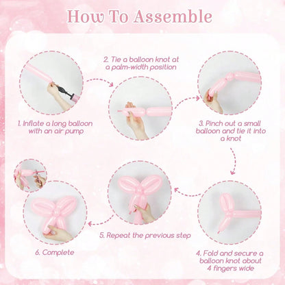 139pcs Pink Bow Balloon Arch Kit With Clear Light Pearl Pink And White Balloons For Bow Themed Bridal Baby Shower Wedding Birthday Party Decorations