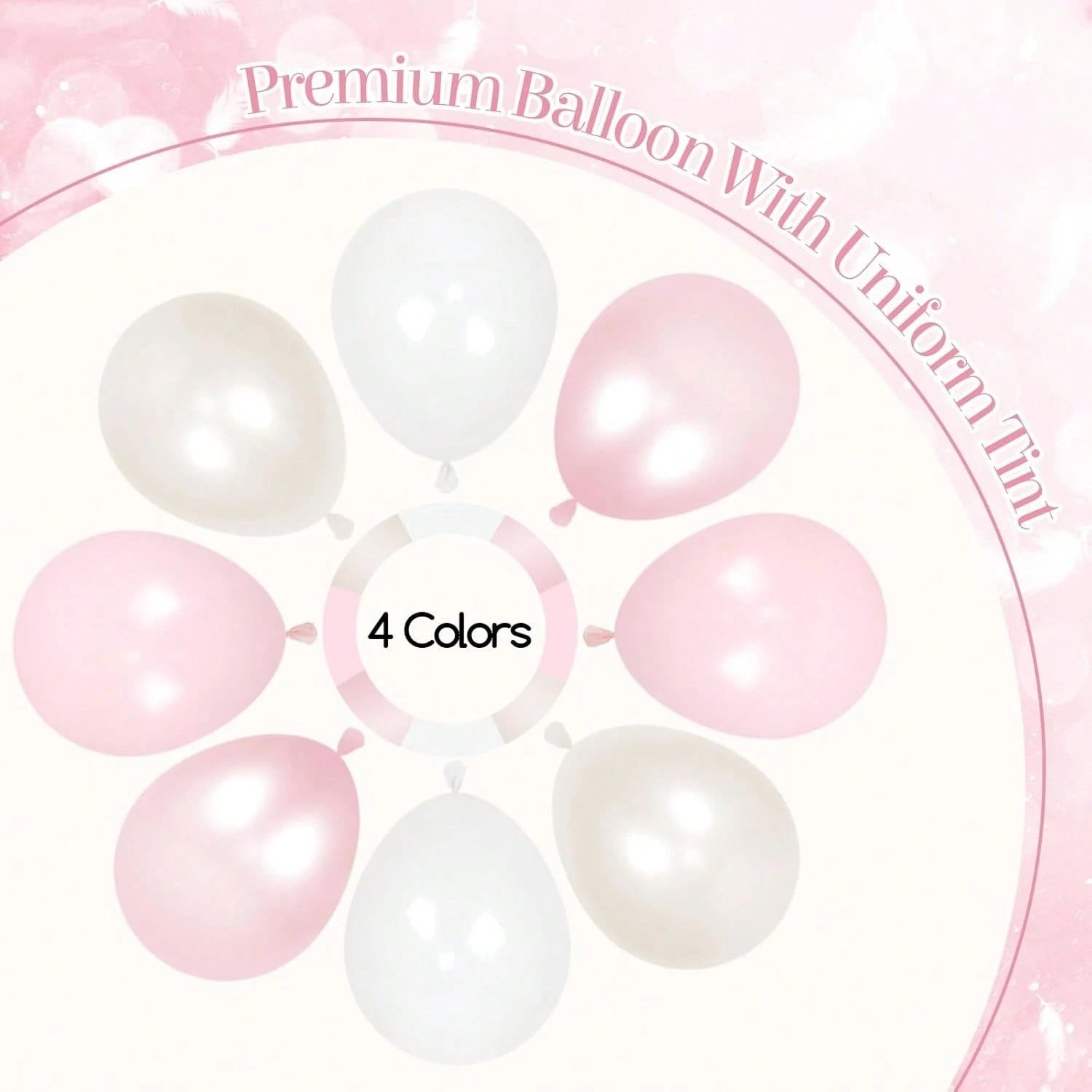 139pcs Pink Bow Balloon Arch Kit With Clear Light Pearl Pink And White Balloons For Bow Themed Bridal Baby Shower Wedding Birthday Party Decorations