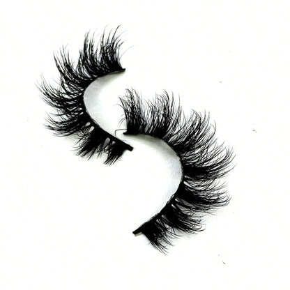 14 Pairs Comic Style Faux Mink Cat Eye False Eyelashes Natural Thick Voluminous False Eyelashes Travel Essential Makeup Tools