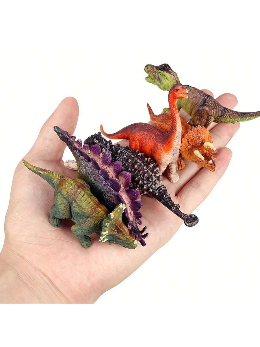14pcs Medium Dinosaur Set- Dinosaur Toys- Dinosaur Lover Gift- Party Favors, Educational Models, Birthday And Christmas Gifts