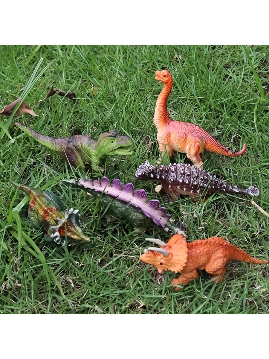 14pcs Medium Dinosaur Set- Dinosaur Toys- Dinosaur Lover Gift- Party Favors, Educational Models, Birthday And Christmas Gifts