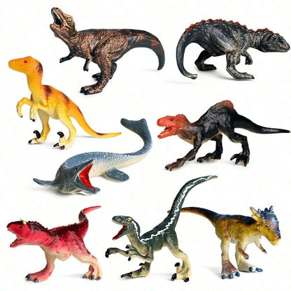 14pcs Medium Dinosaur Set- Dinosaur Toys- Dinosaur Lover Gift- Party Favors, Educational Models, Birthday And Christmas Gifts