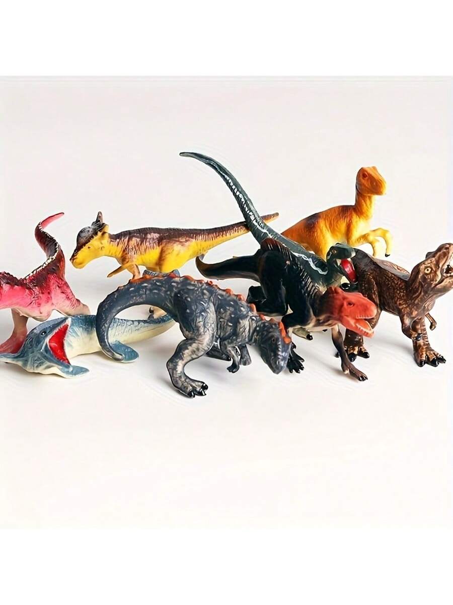 14pcs Medium Dinosaur Set- Dinosaur Toys- Dinosaur Lover Gift- Party Favors, Educational Models, Birthday And Christmas Gifts