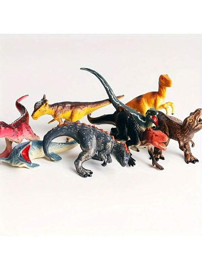 14pcs Medium Dinosaur Set- Dinosaur Toys- Dinosaur Lover Gift- Party Favors, Educational Models, Birthday And Christmas Gifts