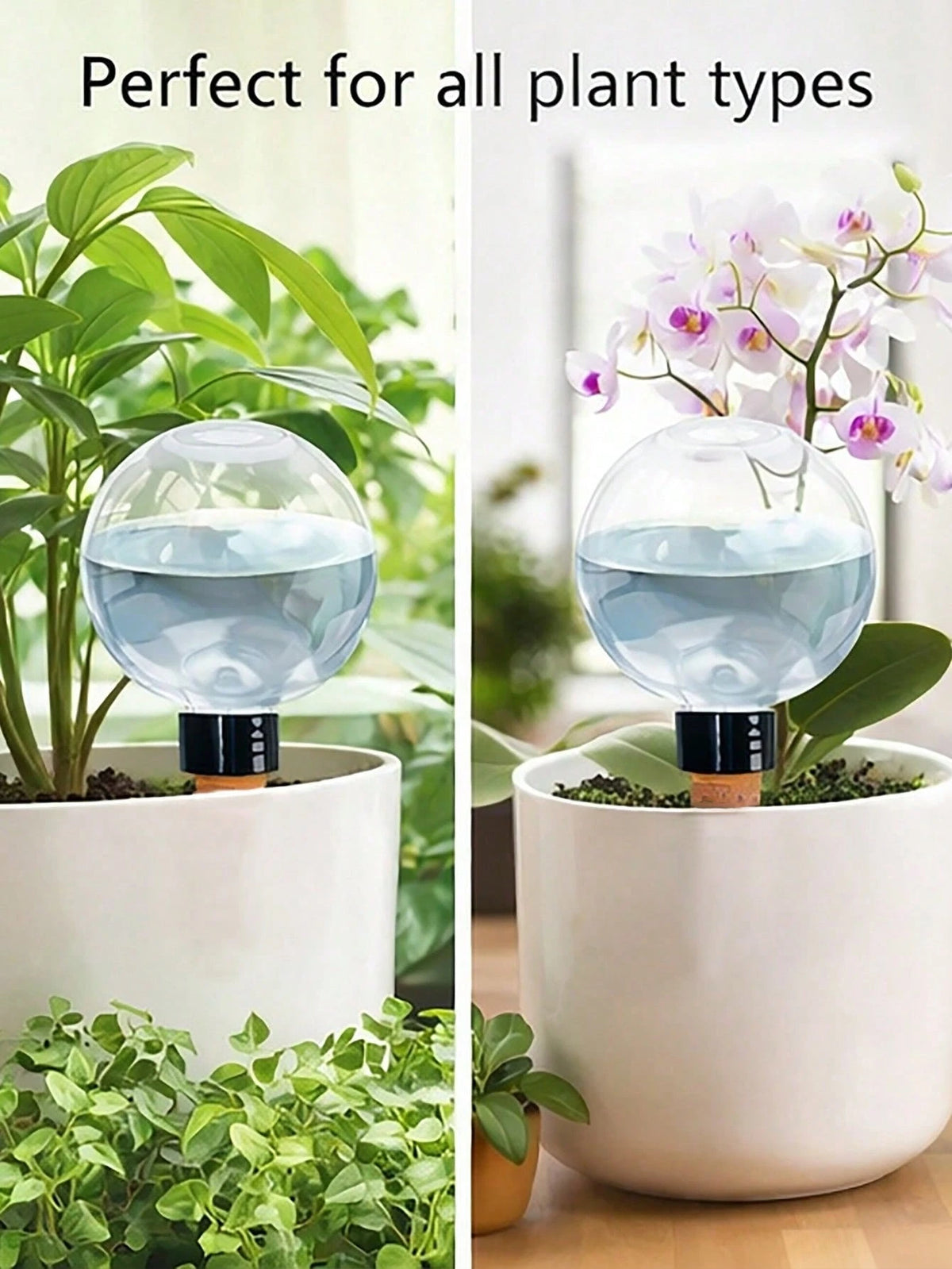 17.5oz Automatic Slow Release Plant Watering System, Indoor/Outdoor Gardening Tool, No Electricity Needed, Suitable For Succulents And Fresh Flowers, Self-Watering Decor, Gift For Plant Lovers