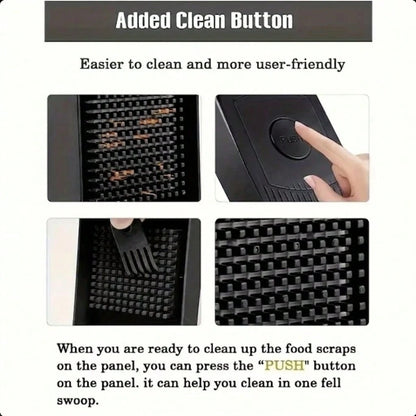 17-In-1 Vegetable Chopper, Professional Onion Chopper, Multi-Functional Food Chopper, Kitchen Vegetable Slicer And Dicer, Vegetable Chopper With 8 Blades, Carrot Chopper With Container Father Gift