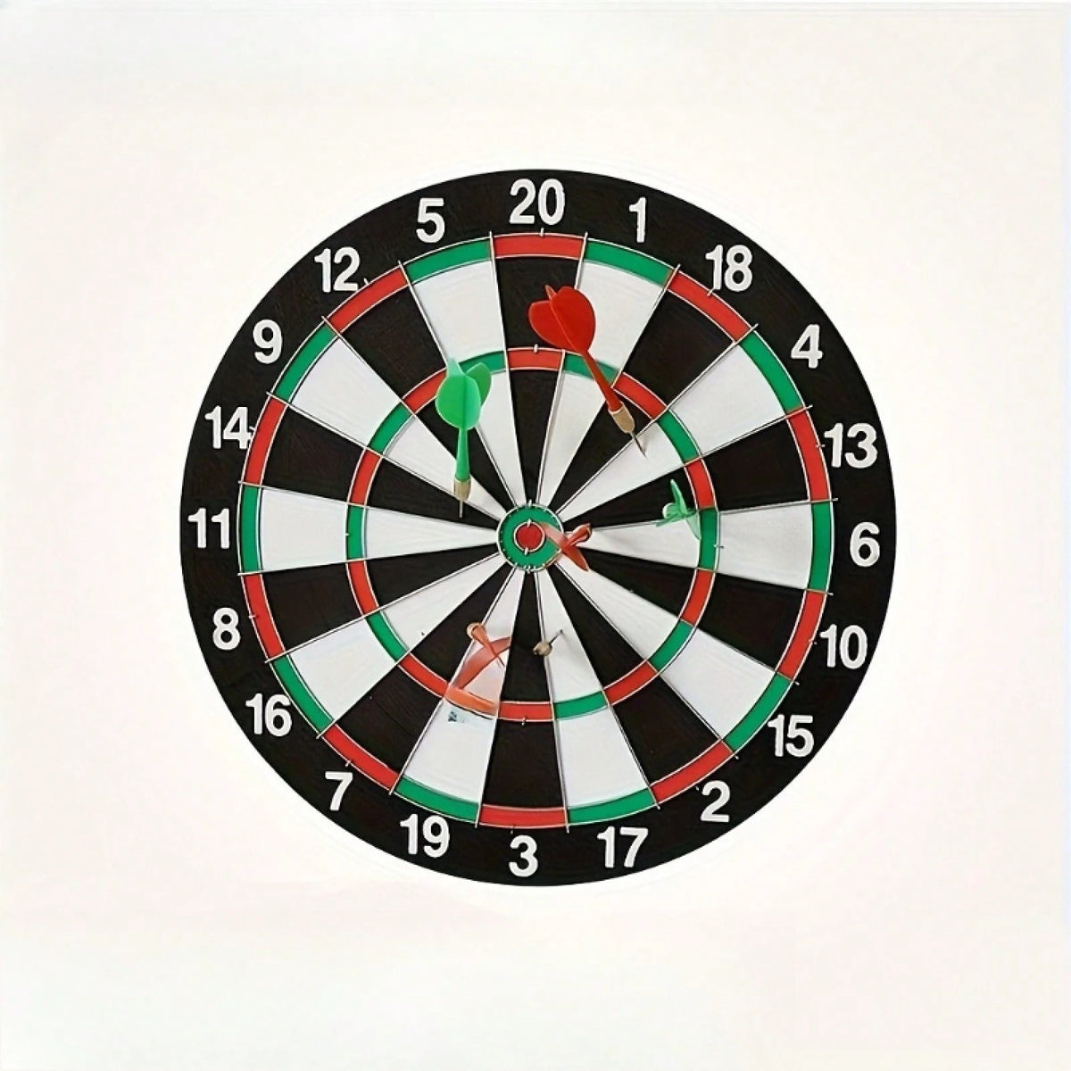 17-Inch Dart Board Set With 6 Darts, Durable EVA Material, Suitable Indoor/Outdoor Use, Family Gatherings & Casual Games