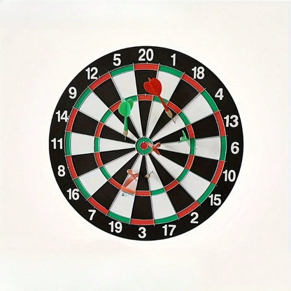 17-Inch Dart Board Set With 6 Darts, Durable EVA Material, Suitable Indoor/Outdoor Use, Family Gatherings & Casual Games
