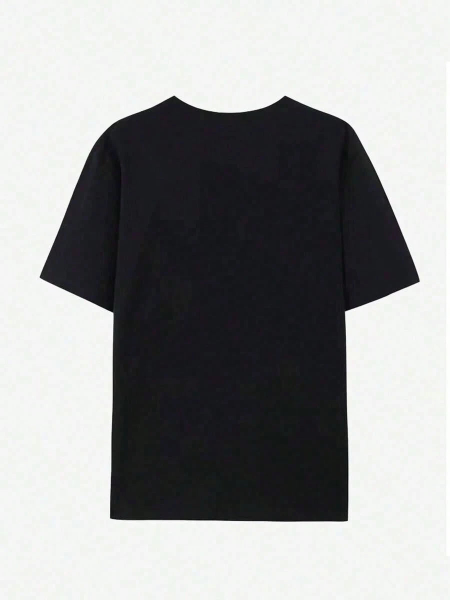 180g Loose Single-Sided Short-Sleeved Pure Cotton Printed T-Shirt Tops Pure Cotton Short-Sleeved 100% " Cat Coffee Women's Short Sleeve Graphic"