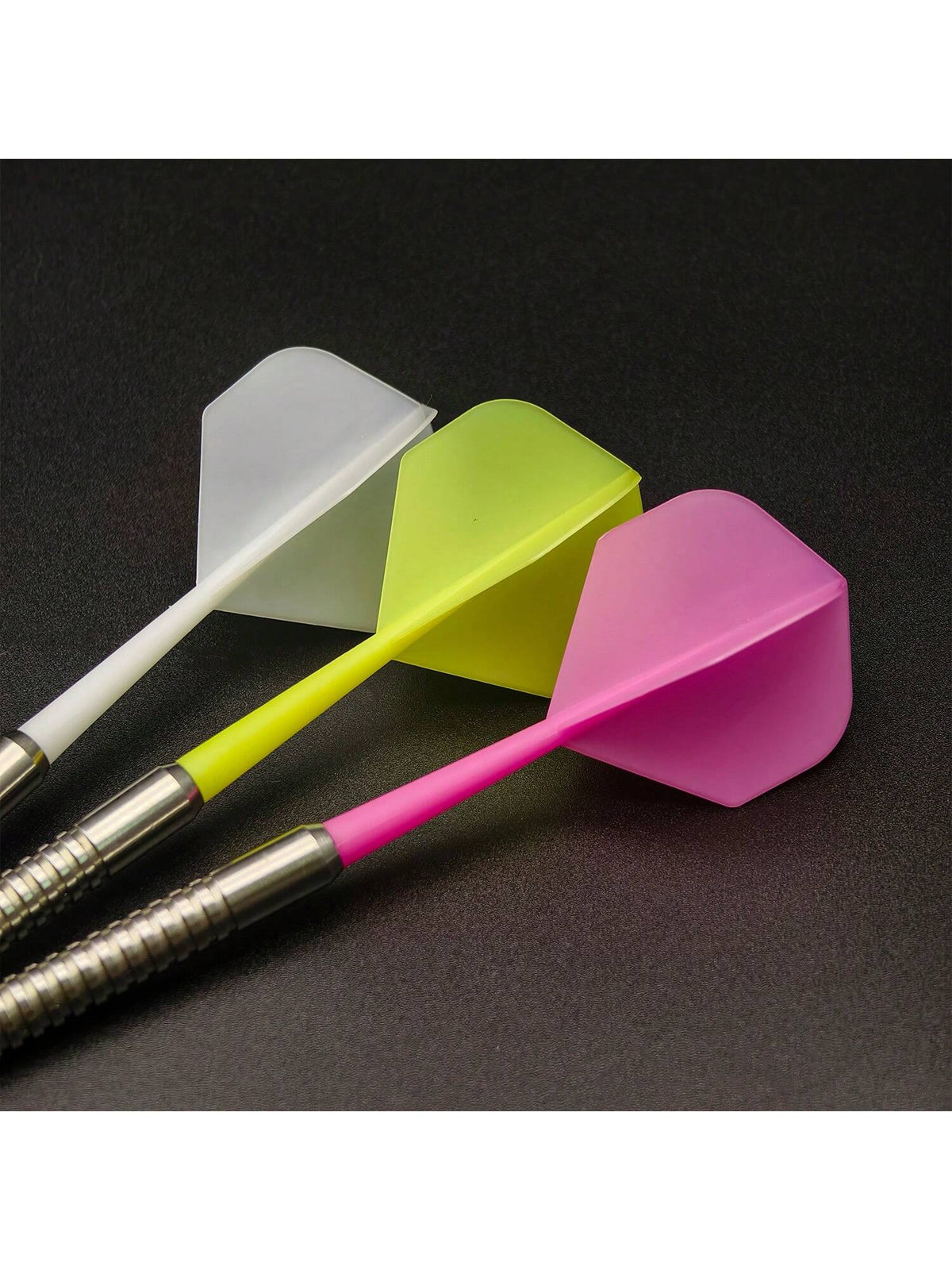 18pcs/Set Colorful 2BA High Hardness Semi-Transparent Dart Flights- Customizable Colors- Fit & Non-Deformation Material- Improve Accuracy & Control,Adult Party Games Suitable For Halloween/Christma