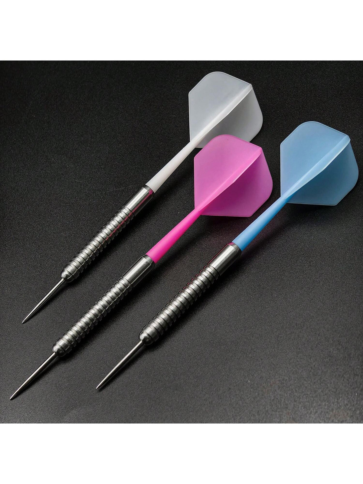 18pcs/Set Colorful 2BA High Hardness Semi-Transparent Dart Flights- Customizable Colors- Fit & Non-Deformation Material- Improve Accuracy & Control,Adult Party Games Suitable For Halloween/Christma