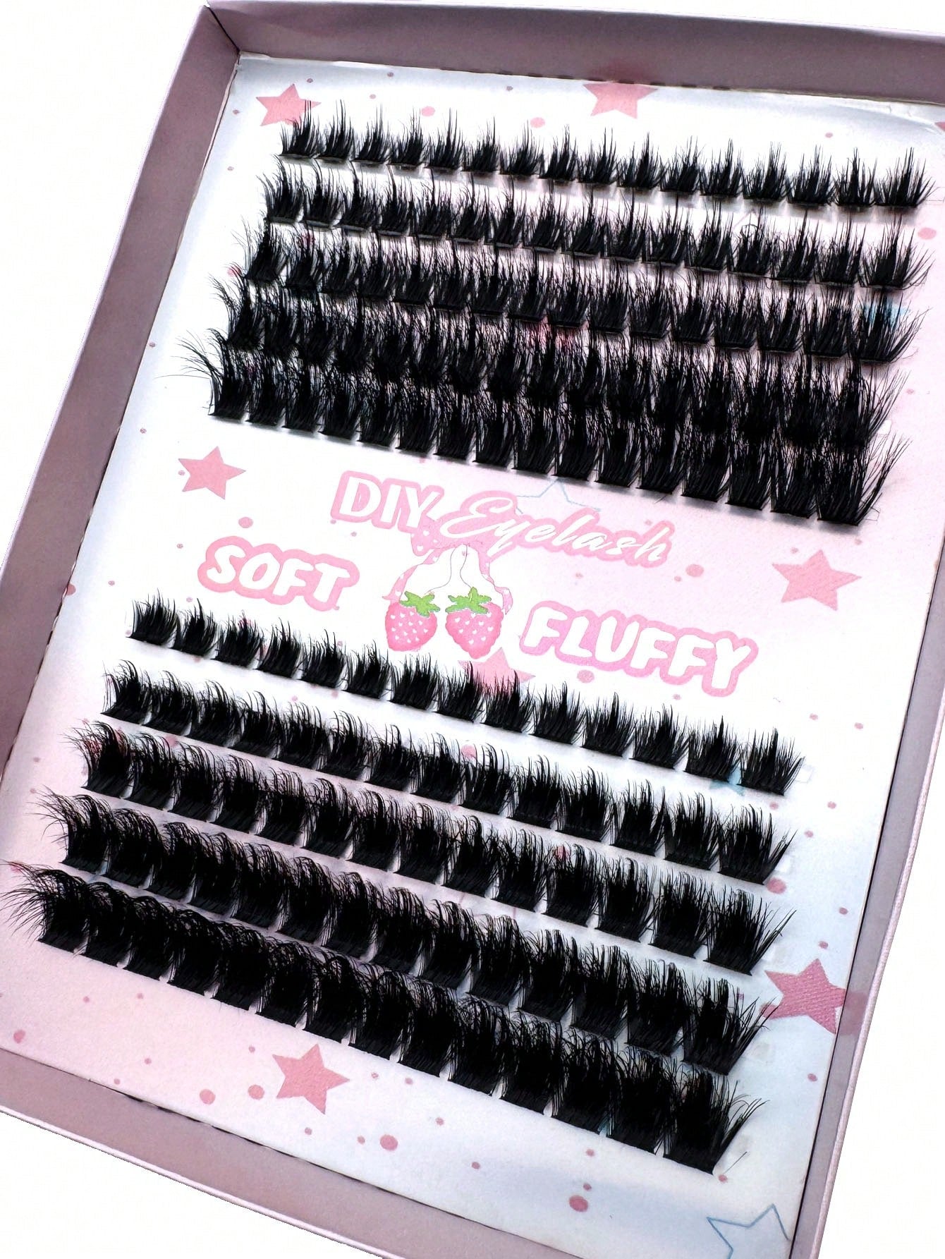 190pcs/180pcs/150pcs Individual Eyelash Extensions, 2 Mixed Styles (120D+150D) 5D Thick Eyelash Extensions. Eyelash Clusters, Single Eyelashes, False Eyelashes