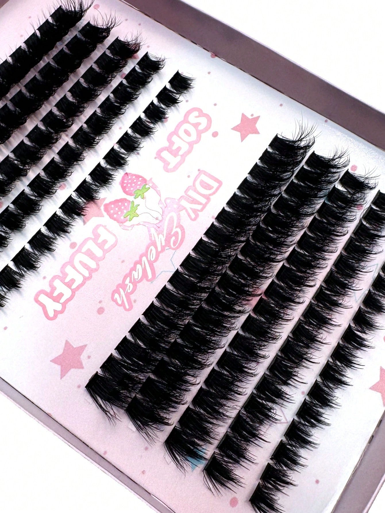 190pcs/180pcs/150pcs Individual Eyelash Extensions, 2 Mixed Styles (120D+150D) 5D Thick Eyelash Extensions. Eyelash Clusters, Single Eyelashes, False Eyelashes