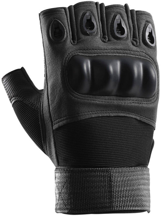 1pair Outdoor Sports Cycling Half-Finger Gloves,Suitable For Cycling,Riding Motorcycle And Skiing,Black Gloves
