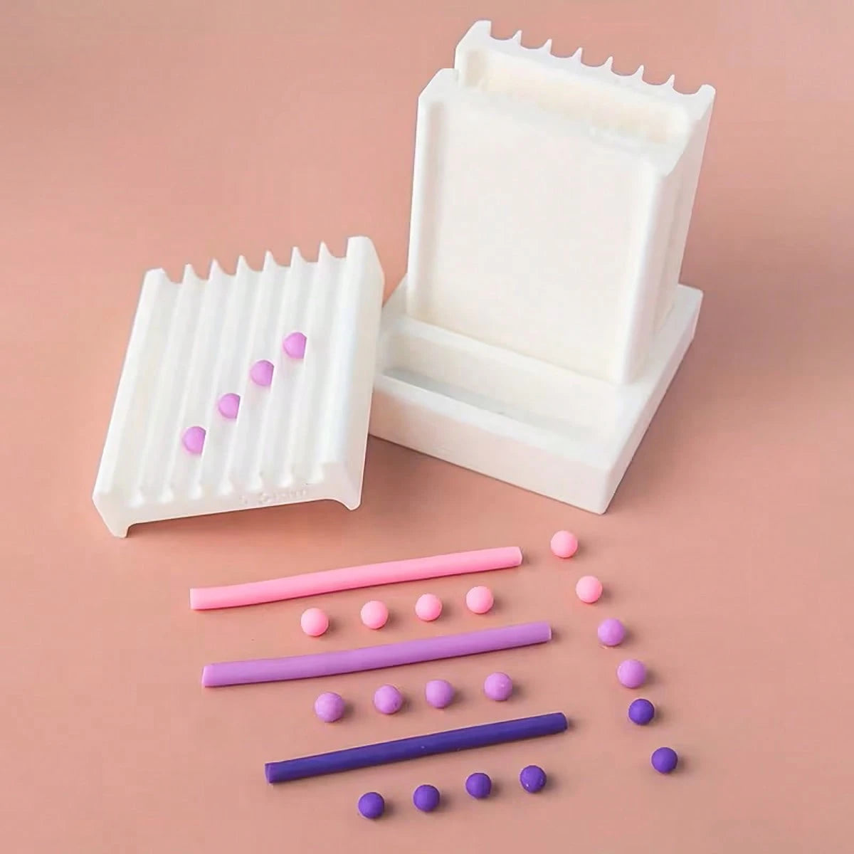 1pc/12pcs Soft Clay Shaping Tools, Can Make Spherical And Strip-Shaped Clay, Jewelry Making Set, DIY Earrings, Earrings, Pendants, Hair Clips, Jewelry Set, Soft Clay Mold Tools, Round And Long Strip S