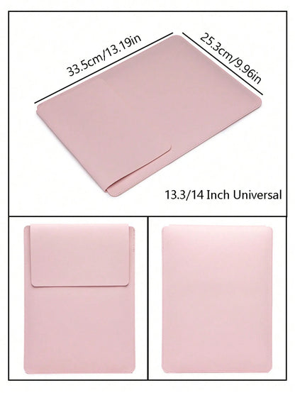 1pc 13/14/15/16 Inch Laptop Sleeve, Waterproof Shock-Resistant Lightweight Laptop/Shoulder Bag, Suitable For Book Air Pro, Ins/Y192k Style, Portable Unisex, Cute, Simple, With Laptop Compartment, Larg