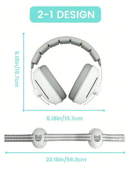1PC 2-In-1 Baby Ear Protection Noise Cancelling Headphones For Babies, 2-In-1 Baby Ear Protection, Baby Travel Essentials For Outdoor