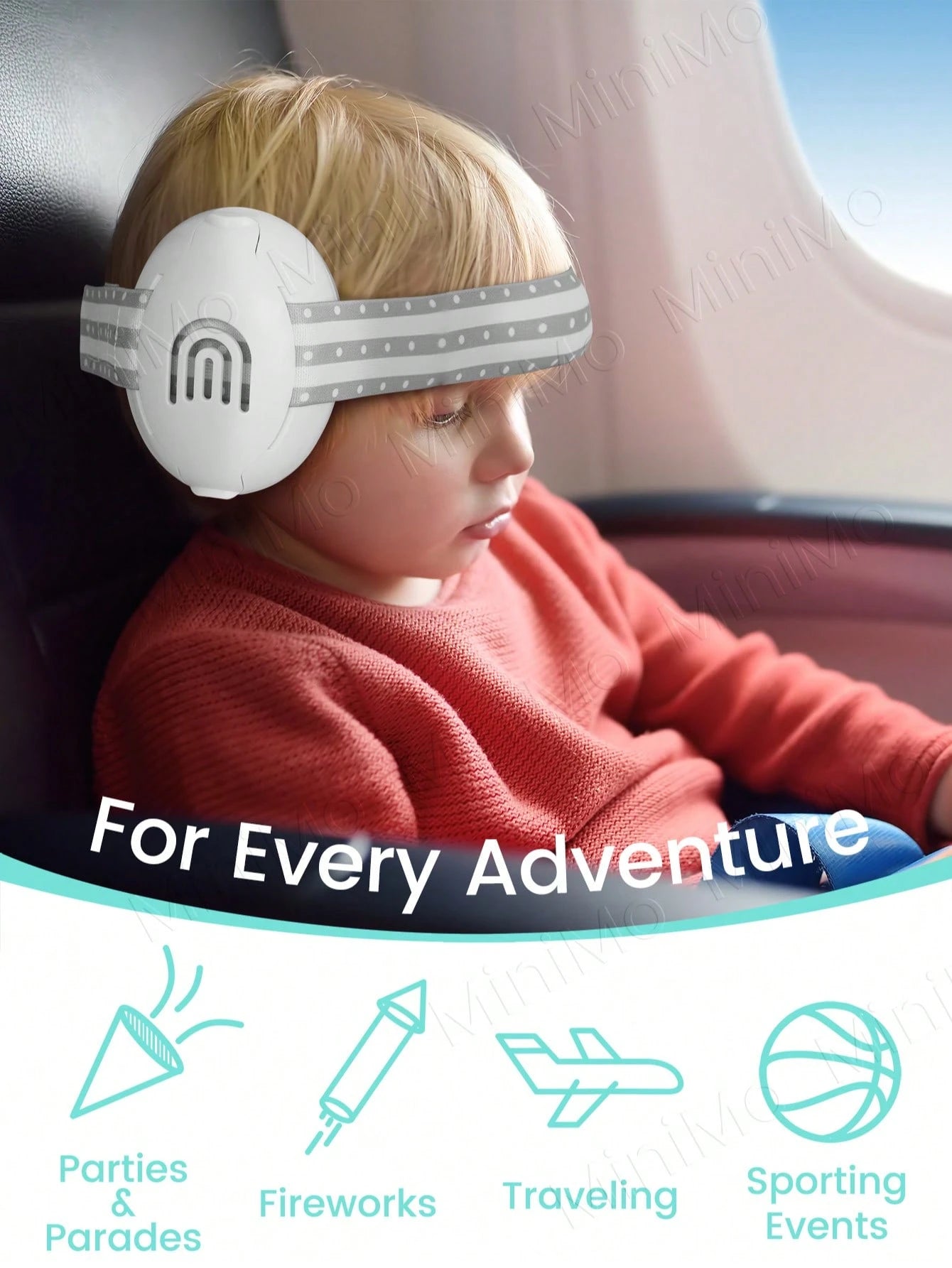 1PC 2-In-1 Baby Ear Protection Noise Cancelling Headphones For Babies, 2-In-1 Baby Ear Protection, Baby Travel Essentials For Outdoor