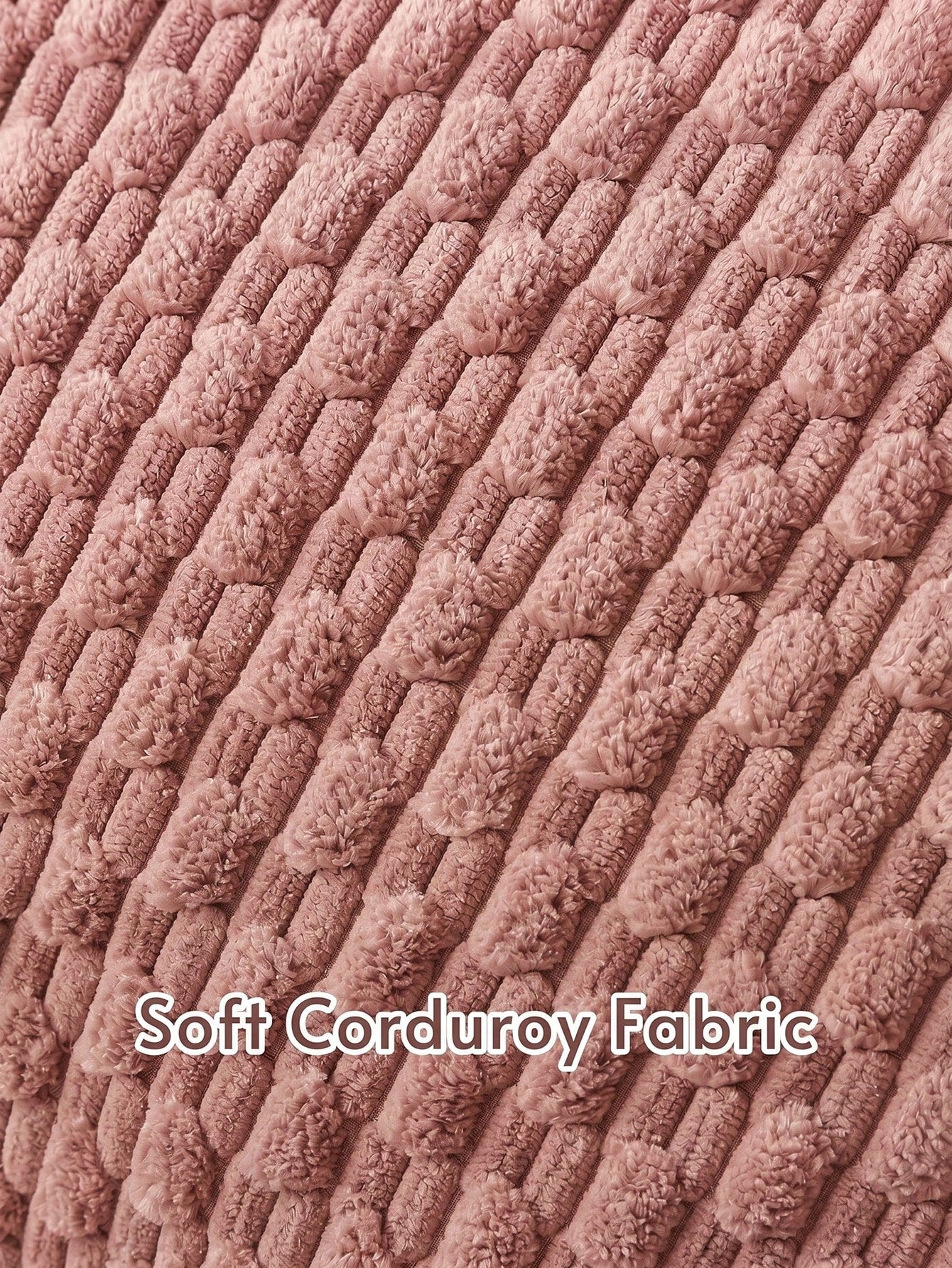 1pc/2pcs Bohemian Striped Throw Pillow Cover (Insert Not Included), Soft Plush Corduroy Solid Color Decorative Square Pillow Case, Suitable For Holiday, Sofa, Bedroom, Bed, All Seasons Use.