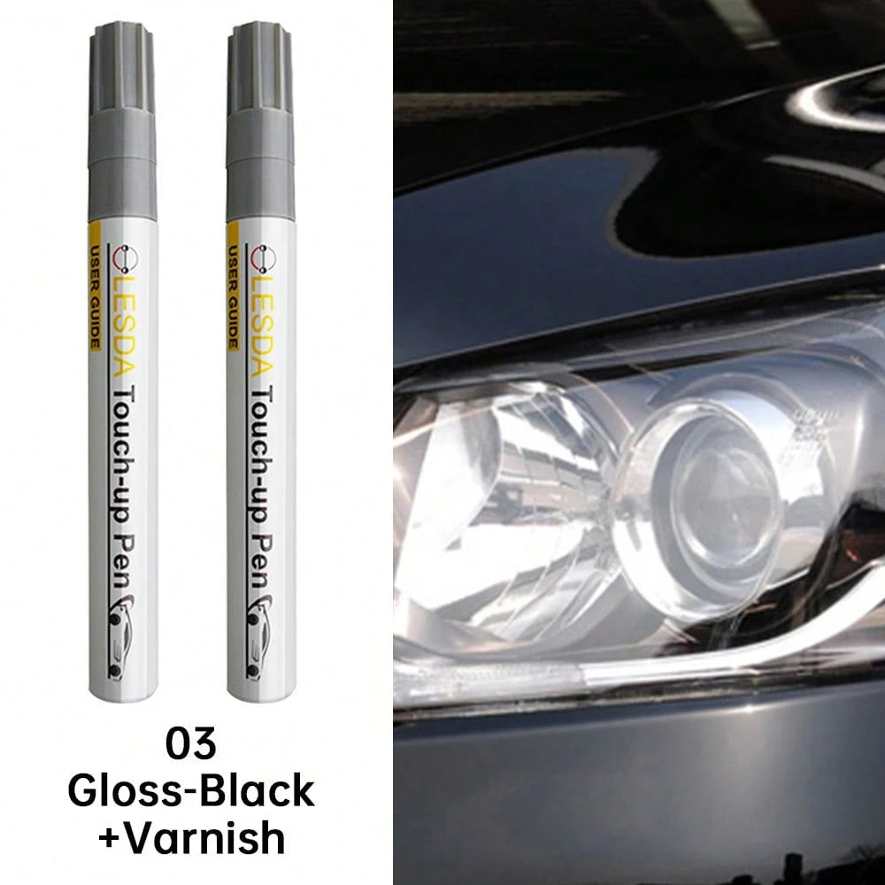 1pc/2pcs Touch-Up Pen For Cars, Car Paint Repair Pen, Car Paint Scratch Repair Pen, Car Minor Scratch Repair In One Stroke, Simple To Operate, Fast And Easy, Car Beauty Tools (Random Styles)