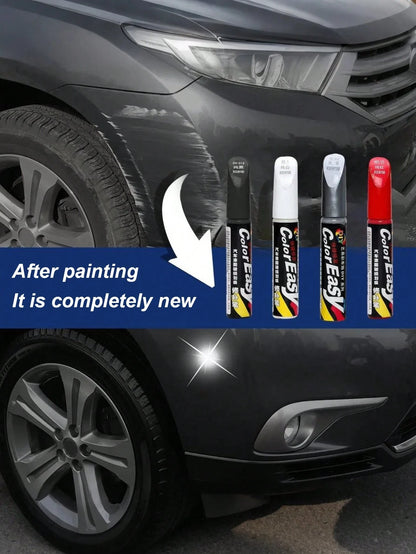 1pc/2pcs Touch-Up Pen For Cars, Car Paint Repair Pen, Car Paint Scratch Repair Pen, Car Minor Scratch Repair In One Stroke, Simple To Operate, Fast And Easy, Car Beauty Tools (Random Styles)
