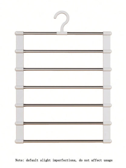 1pc/2pcs Wardrobe Storage Organizer Rack, Pants Hanger Saves Space, Made Of Aluminum Alloy, Used For Organizing And Storing Clothes, Scarves, Jeans, Essential For Dorm, College Girls, Household