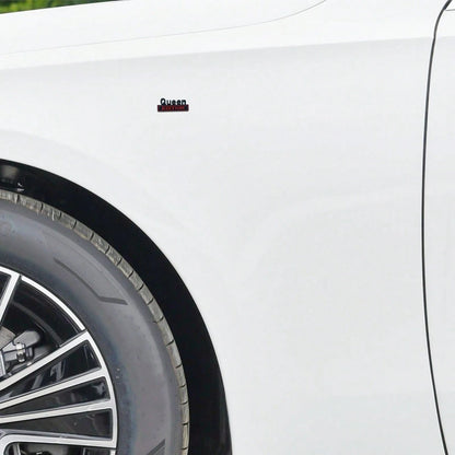 1pc 3D Metal Car Sticker Queen EDITION, Applicable For Cars, Trucks, Motorcycles, SUVs On Engine Hood, Trunk, Fenders, Side Doors, Body Decor Accessories