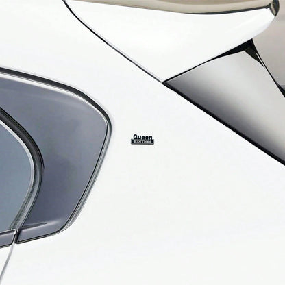 1pc 3D Metal Car Sticker Queen EDITION, Applicable For Cars, Trucks, Motorcycles, SUVs On Engine Hood, Trunk, Fenders, Side Doors, Body Decor Accessories