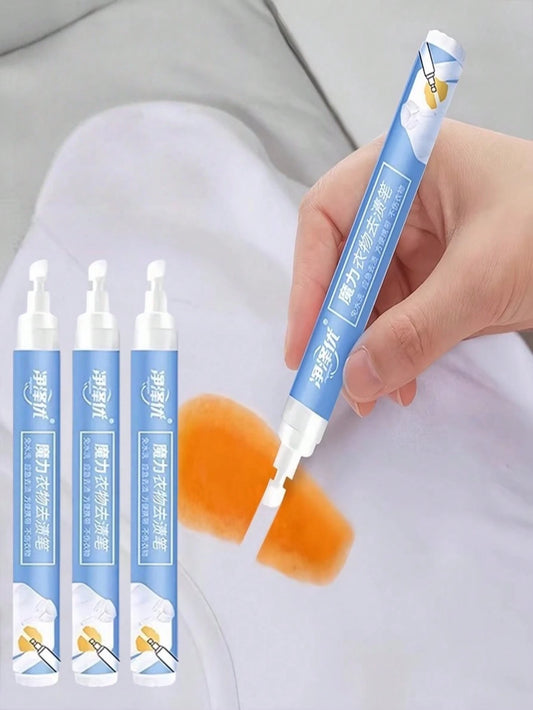 1pc/3pcs/5pcs Portable Stain Remover Pen, Magical Stain Eraser, Clothing Cleaner. Clothing Stain Remover, Stain Remover Pen, Quick-Acting Clothing Stain Remover, Travel Portable Pack (Packaging May Va