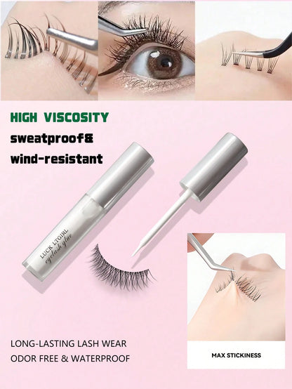 1pc 5ml Waterproof & Sweat-Proof False Eyelash Glue For Long-Lasting Holdlash Glue,Eyelash Glue
