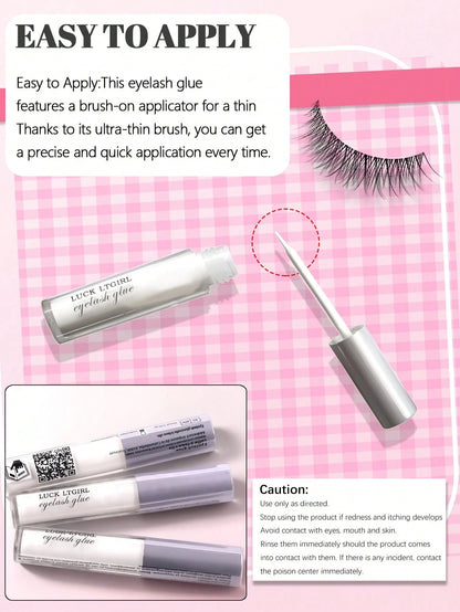 1pc 5ml Waterproof & Sweat-Proof False Eyelash Glue For Long-Lasting Holdlash Glue,Eyelash Glue