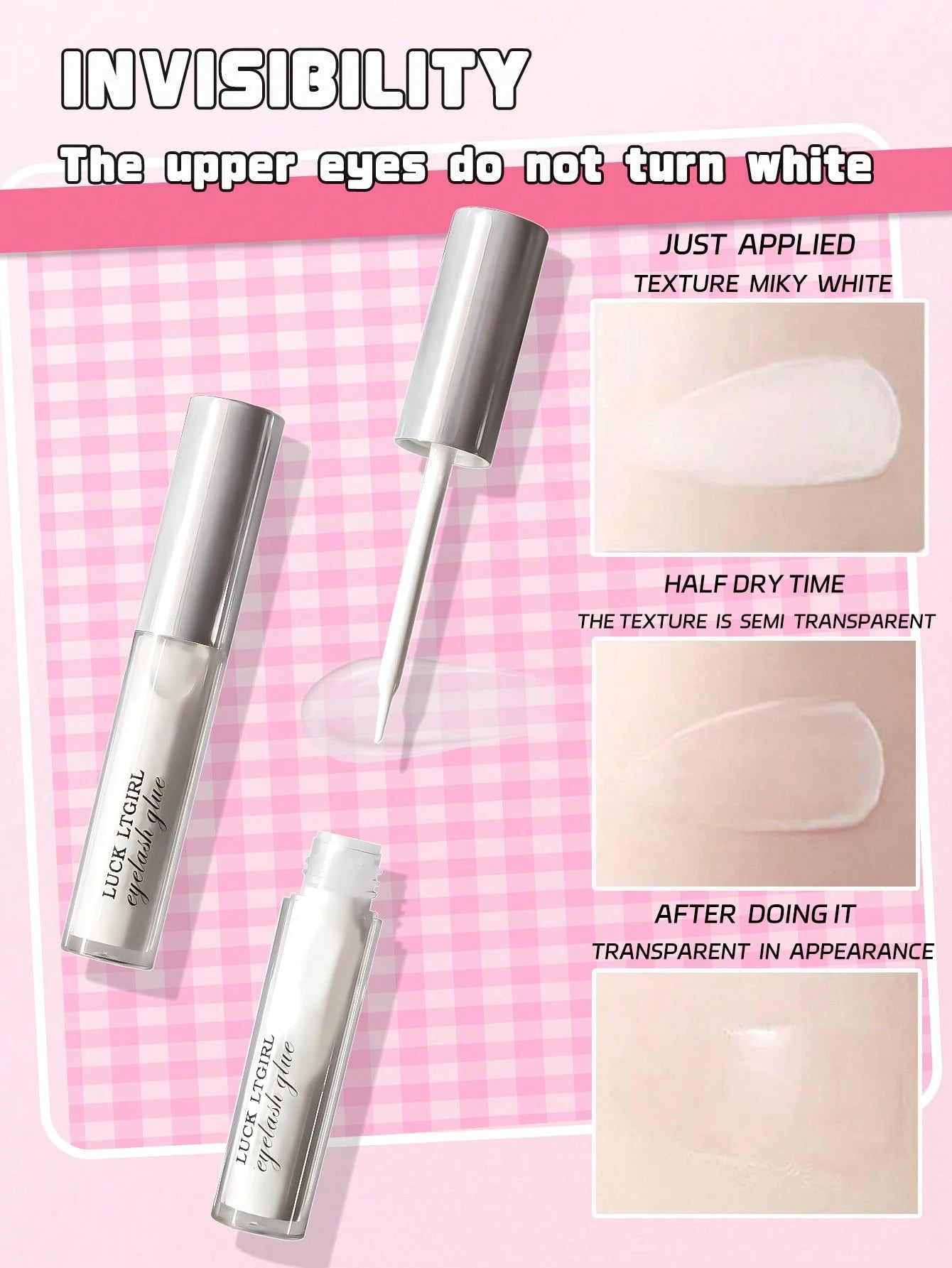 1pc 5ml Waterproof & Sweat-Proof False Eyelash Glue For Long-Lasting Holdlash Glue,Eyelash Glue