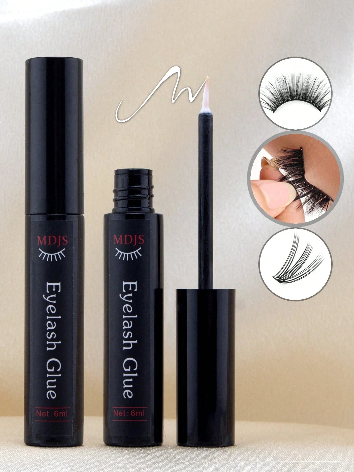 1pc 6ml Transparent Eyelash Glue, Super Holding, Non-Irritating, Professional Eyelash Extension Glue, Waterproof, Latex-Free, Suitable For Home, Travel, Sensitive Skin, DIY Eyelash Extension, Applicab