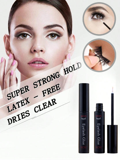 1pc 6ml Transparent Eyelash Glue, Super Holding, Non-Irritating, Professional Eyelash Extension Glue, Waterproof, Latex-Free, Suitable For Home, Travel, Sensitive Skin, DIY Eyelash Extension, Applicab
