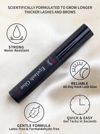 1pc 6ml Transparent Eyelash Glue, Super Holding, Non-Irritating, Professional Eyelash Extension Glue, Waterproof, Latex-Free, Suitable For Home, Travel, Sensitive Skin, DIY Eyelash Extension, Applicab