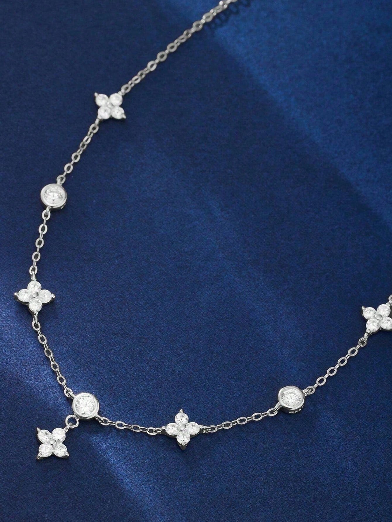 1pc 925 Sterling Silver Lightweight Shiny Anklet/Bracelet, Delicate Minimalist, Elegant Jewelry, Wedding Accessory Gift For Women & Girls