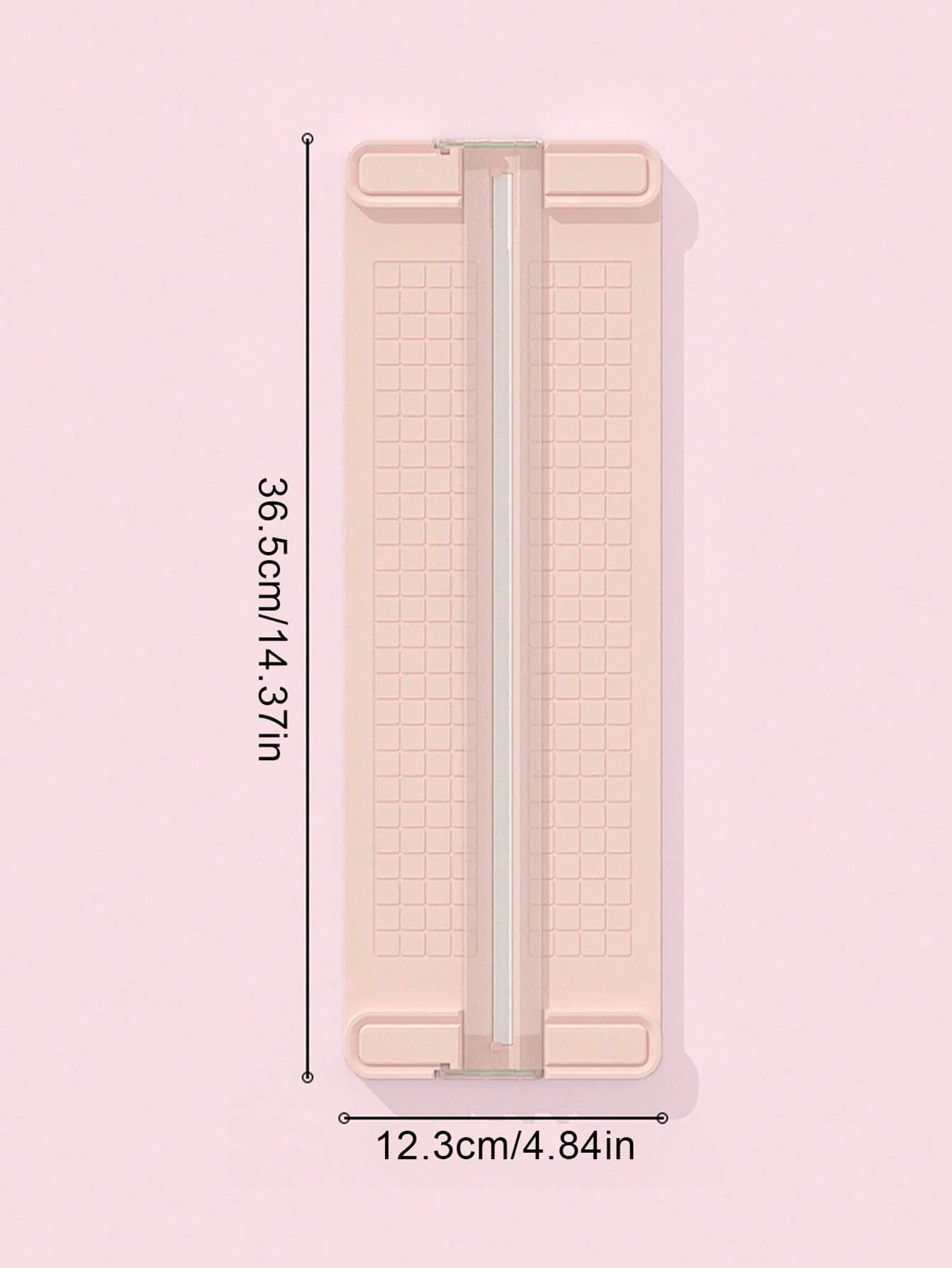 1pc A3/A4 Portable Paper Trimmer, Easy-To-Use Precision Cutting Tool For School, Home And Office- Durable Plastic Material, Scrapbooking