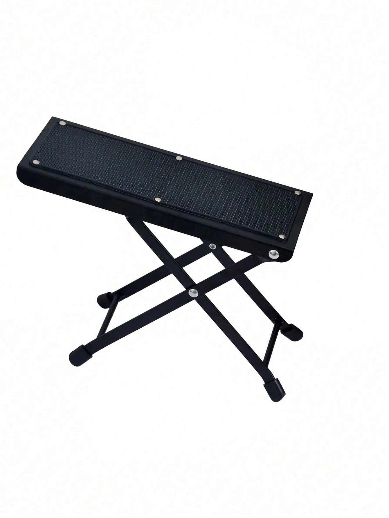 1pc Adjustable 3-Leg Foot Rest Pedicure Stool, Non-Slip Rubber Toe Nail Care Stand, Foldable Metal Foot Rest Platform