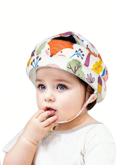 1pc Anti-Fall Baby Head Protection Hat, Toddler Walking Safety Helmet, Adjustable Size, Breathable Mesh, Anti-Collision Head Guard For Babies 8-36 Months, Baby Walking Protection Pillow Helmet