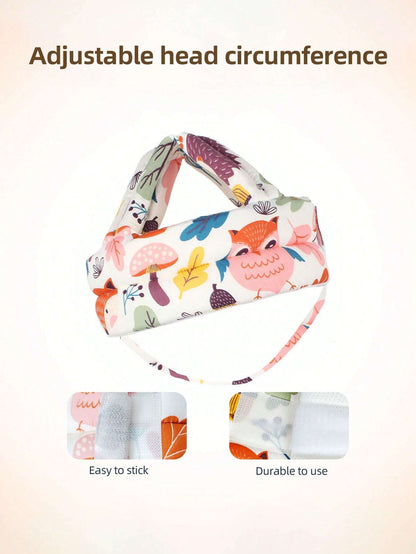 1pc Anti-Fall Baby Head Protection Hat, Toddler Walking Safety Helmet, Adjustable Size, Breathable Mesh, Anti-Collision Head Guard For Babies 8-36 Months, Baby Walking Protection Pillow Helmet
