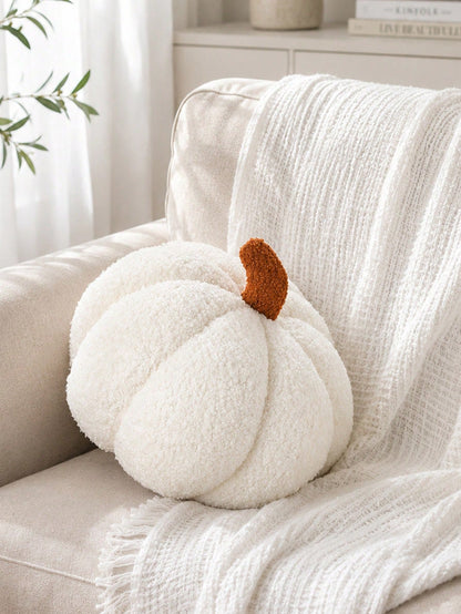 1pc Autumn Pumpkin Cushions, Halloween Decorative Pumpkins, Soft-Stuffed Harvest Decorations, Ideal For Dining Tables, Shelves, Sofas And Mantelpieces, Thanksgiving Home Decor