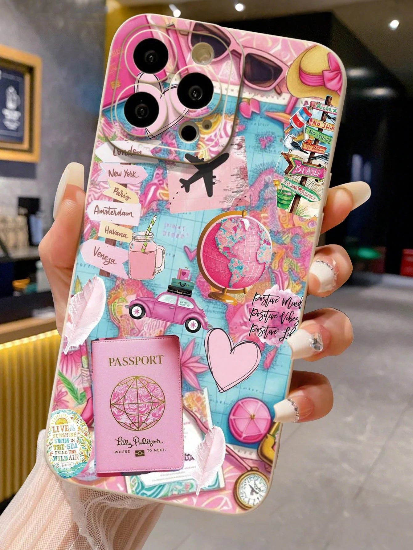 1pc Aviation Fashion Anti-Drop Phone Case Matte Anti-Drop Breathable Suitable For IPhone 16/11/16Pro/16Plus/16ProMax/16E/15ProMax/13/14/12/XS/XR/7G/8P, Galaxy S25/S25Plus/S25 Ultra/A16/A36/A26/A56/A50
